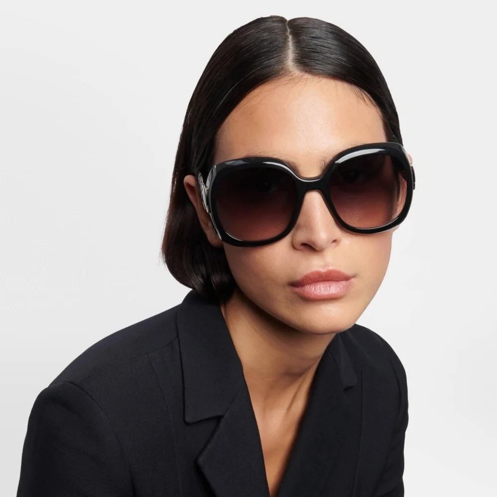 authentic Dior Black Oversized Sunglasses